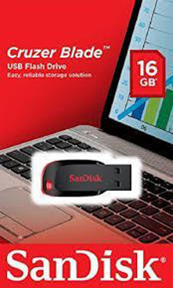 Picture of SanDisk Cruzer Blade SDCZ50-016G-135 16GB USB 2.0 Pen Drive