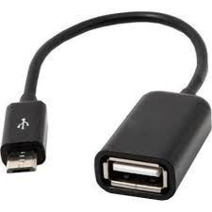 Picture of Micro USB To USB A Female OTG Cable Adapter For OTG Supported Smartphones
