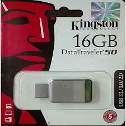 Picture of Kingston 16GB DataTraveler 50 USB 3.0 Flash Drive