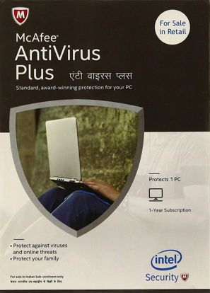 Picture of McAfee Anti-Virus Plus - 1 PC, 1 Year (CD)