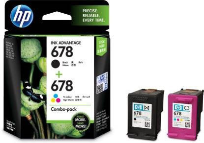 Picture of HP 678 Combo Pack Multi Color Ink Cartridge  (Magenta, Cyan, Black, Yellow)