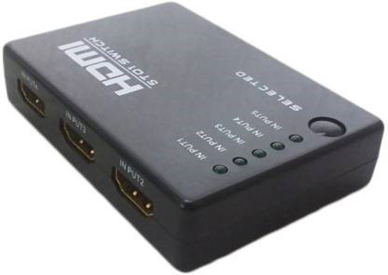 Picture of HDMI 3x1 3 Port Switch/Switcher   (Black, For Computer) Hdmi Switch