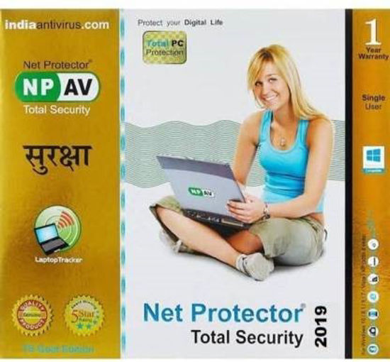 Picture of NP AV NET PROTECTER Total Security 1 User 1 Year  (CD/DVD)