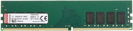 Picture of Kingston Memory KVR26N19S8/8 ValueRAM DDR4 8 GB DIMM 288-pin Computer Internal Memory