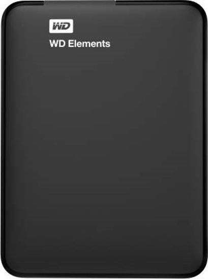 Picture of WD Elements 1 TB Wired External Hard Disk Drive  (Black)