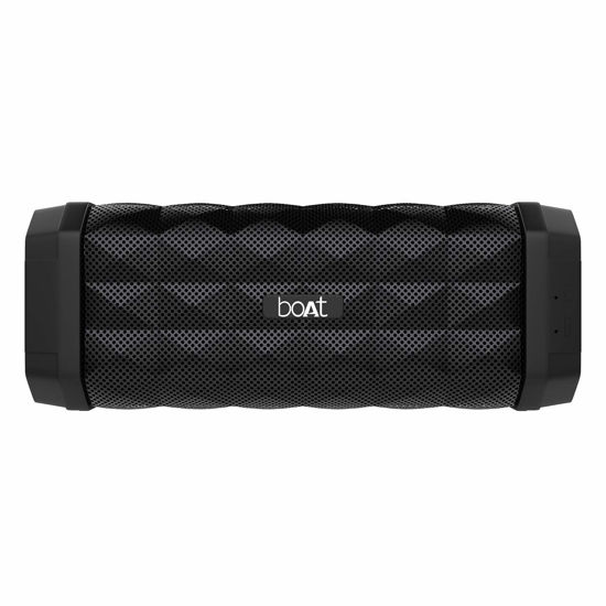 Picture of boAt Stone 650 Portable Wireless Speaker with 10W Stereo Sound, Powerful Bass, IPX5 Water & Splash Resistance, Multiple Connectivity Modes and Up to 7H Playback (Black)