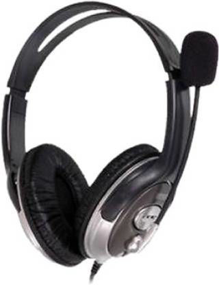 Picture of HP B4B09PA Wired Headset  (Black, On the Ear)