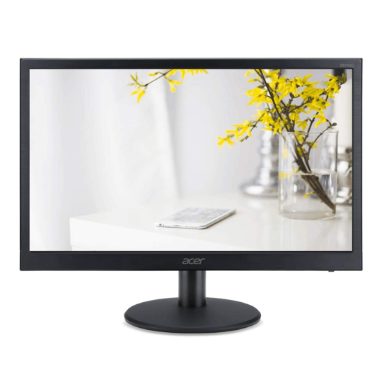 Picture of Acer EB192Q LED Monitor (18.5 in / 46.99 cm)