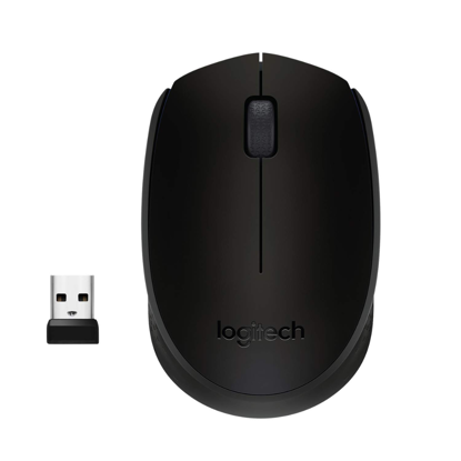 Picture of Logitech M170 Wireless Optical Mouse  (2.4GHz, Black)