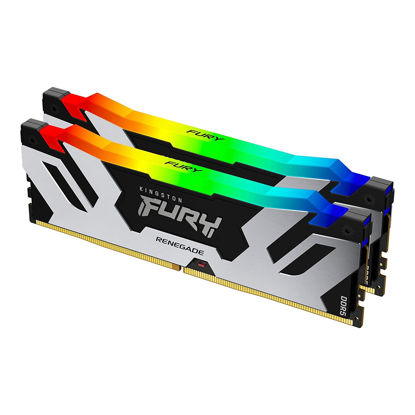 Picture of Kingston FURY Renegade RGB 32GB 6000MT/s DDR5 CL32 DIMM Desktop Memory (Kits of 2) KF560C32RSAK2-32