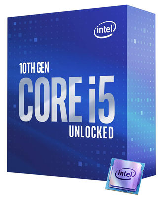 Picture of Intel Core i5-10400F 10th Generation Processor with 12MB Cache Memory 6 Cores 12 Threads and 3 Years Warranty (Comes with Fan Inside The Box)