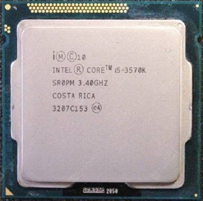 Picture of Core i5-3570K Quad-Core Processor 3.4 GHz 4 Core LGA 1155 - BX80637I53570K